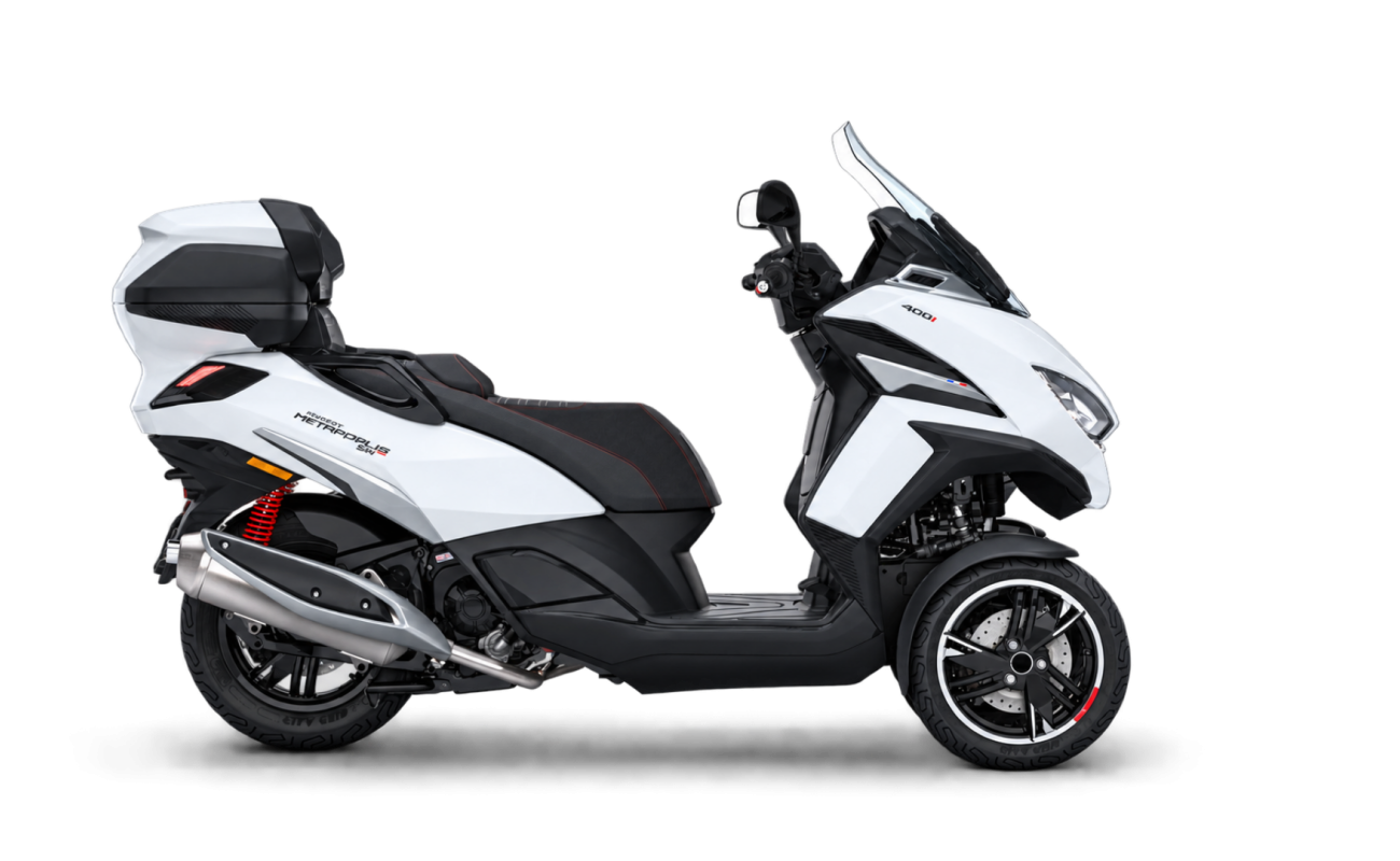 Metropolis 3 Rad/PEUGEOT_METROPOLIS_400_Active_Pearly-Black_3-4_Exhaust